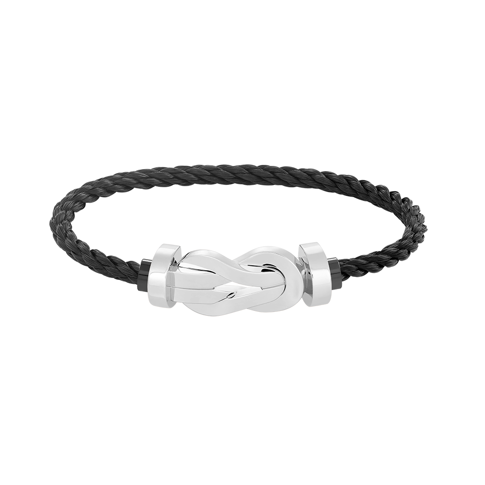 ¡®Loco¡¯CHANCE LARGE 8 FIGURE BUCKLE NO DIAMOND BRACELET SILVER