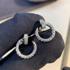 ¡®Loco¡¯JUSTE EARRINGS SILVER DIAMONDS