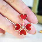 ¡®Loco¡¯SWEET CLOVER CARNELIAN EARRINGS