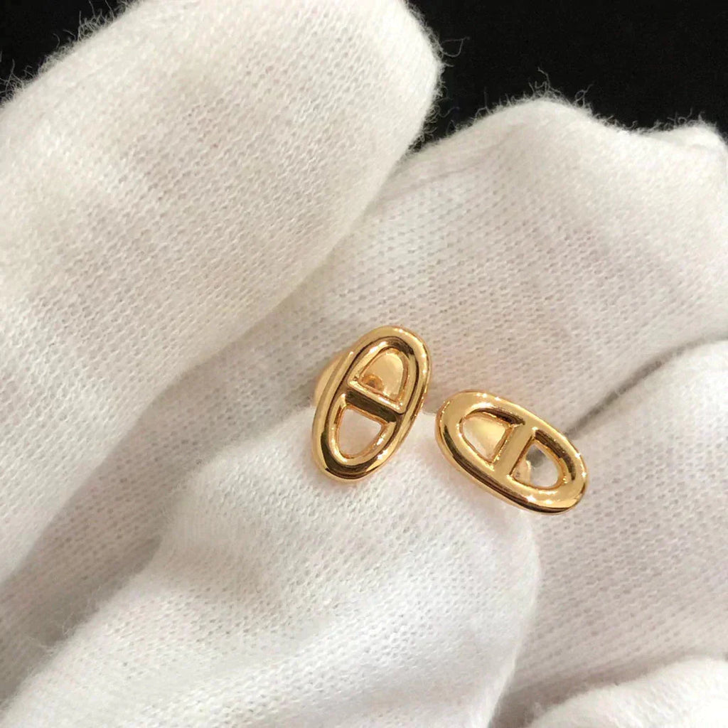 ¡®Loco¡¯CHAINE SMALL EARRINGS GOLD AND SILVER