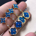 ¡®Loco¡¯STAR AND SUN AGATE DIAMOND EARRINGS