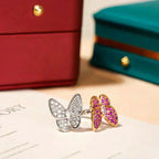 ¡®Loco¡¯TWIN BUTTERFLY DIAMOND RING