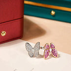 ¡®Loco¡¯TWIN BUTTERFLY DIAMOND RING