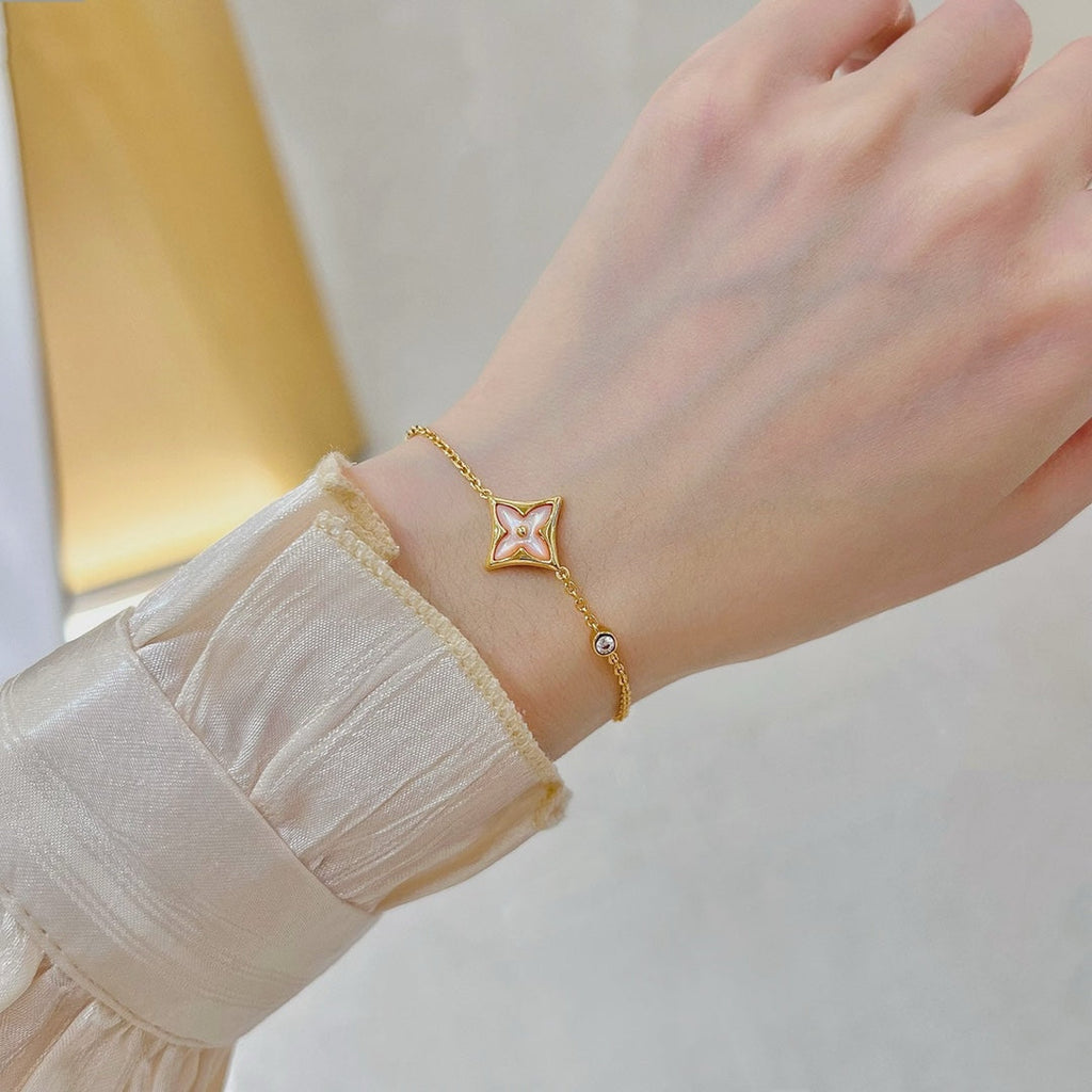 ¡®Loco¡¯STAR 1 DIAMOND PINK GOLD BRACELET