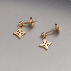 ¡®Loco¡¯STAR EARRINGS GOLD