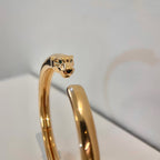 ¡®Loco¡¯PANTHERE GOLD OPEN BRACELET