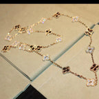 ¡®Loco¡¯CLOVER 20 MOTIFS LASER DIAMOND NECKLACE
