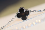 ¡®Loco¡¯CLOVER 20 MOTIFS ONYX DIAMOND SILVER