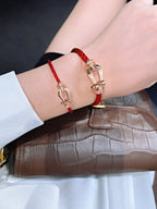 ¡®Loco¡¯FORCE 10 HALF DIAMOND PINK GOLD RED CORDERI LARGE AND MEDIUM MODEL