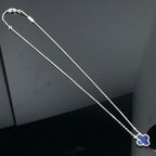 ¡®Loco¡¯CLOVER PIETERSITE SILVER LONG NECKLACE