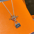 ¡®Loco¡¯CONSTANCE PEDANT SILVER NECKLACE