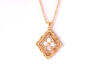 [Loco] B.C.L ENAMEL ROTATING SINGLE-DIAMOND NECKLACE£¨Various colors£©