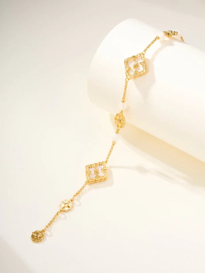 [Loco]B.C.L ENAMELED Three-Flower Bracelet£¨Trumpet)