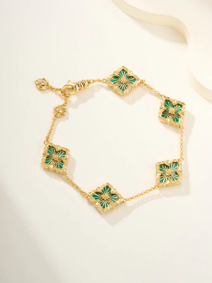 [Loco]B.C.L ENAMELED Five-Flower Bracelet£¨Various Colors)