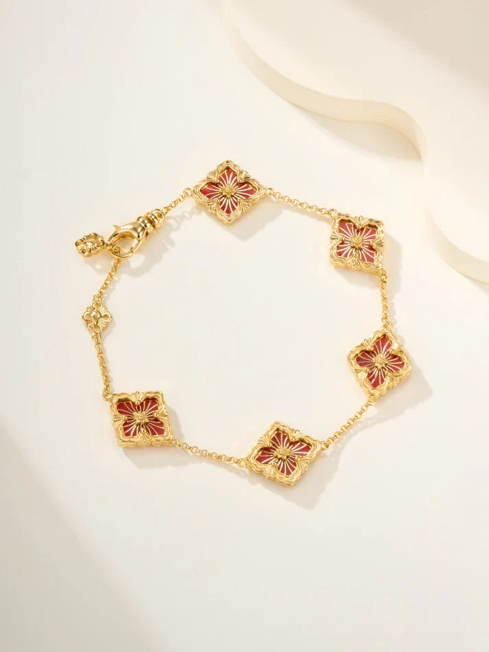 [Loco]B.C.L ENAMELED Five-Flower Bracelet£¨Various Colors)