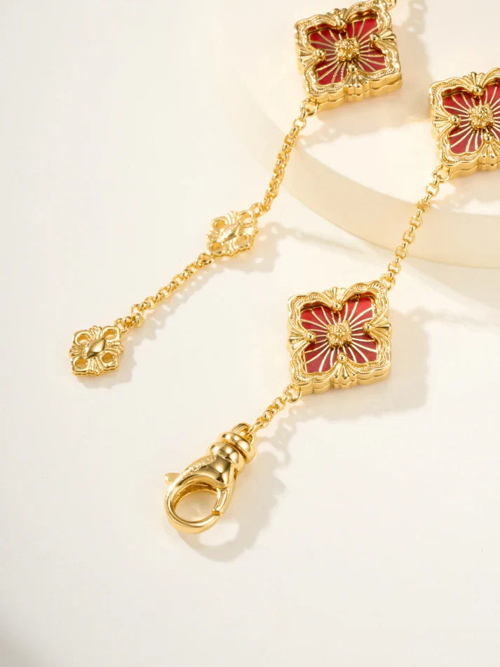 [Loco]B.C.L ENAMELED Five-Flower Bracelet£¨Various Colors)