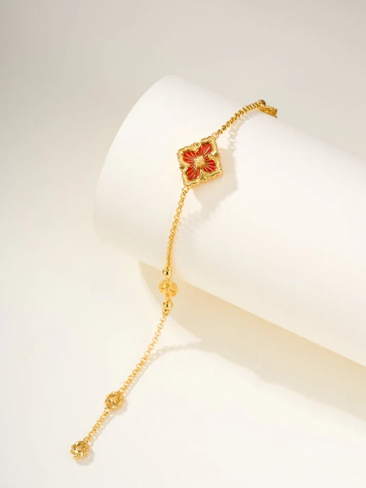 [Loco]B.C.L ENAMELED One-Flower Bracelet£¨Various Colors)