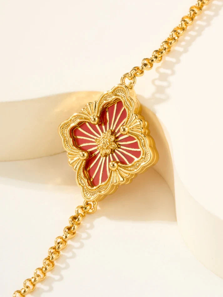 [Loco]B.C.L ENAMELED One-Flower Bracelet£¨Various Colors)