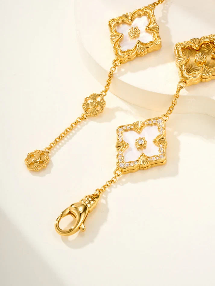 [Loco]B.C.L ENAMELED Five-Flower Bracelet£¨Various Colors) BIG SIZE