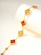 [Loco]B.C.L ENAMELED Five-Flower Bracelet£¨Various Colors) BIG SIZE