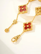 [Loco]B.C.L ENAMELED Five-Flower Bracelet£¨Various Colors) BIG SIZE
