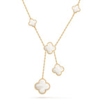 ¡®Loco¡¯CLOVER MOTHER OF PEARL NECKLACE 6 MOTIF