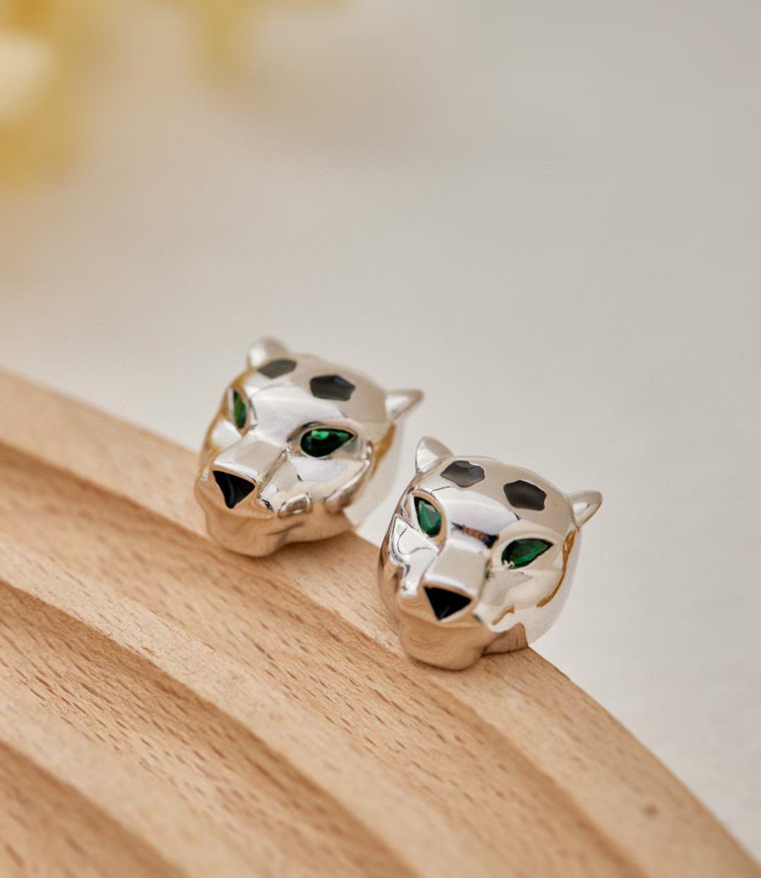 [Loco] CHRRTAH-PRINT STUD EARRINGS, THREE COLORS
