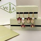 Loco LUCKY LADYBUG WHITE MOP ピアス