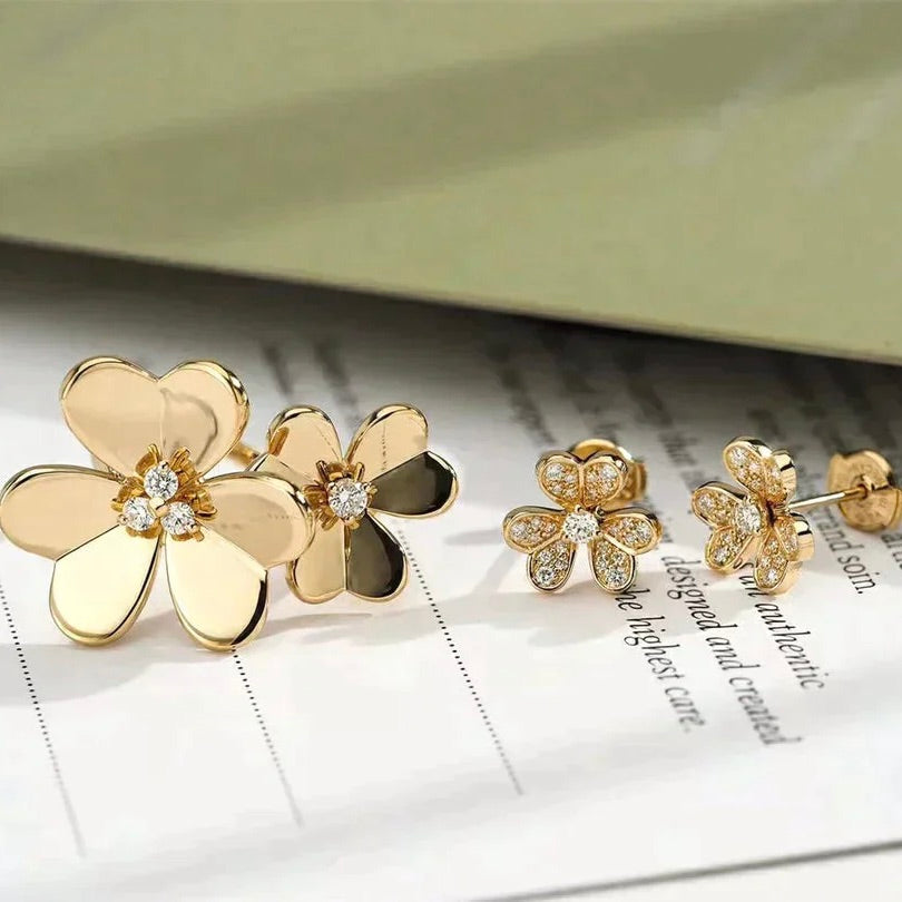 ¡®Loco¡¯CLOVER COMOS GOLD DIAMOND RING