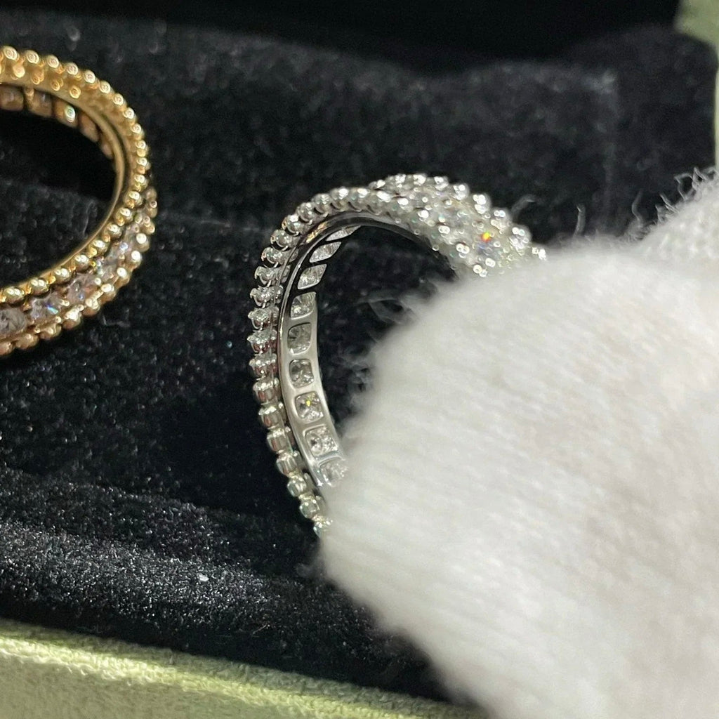 ¡®Loco¡¯PERLEE DIAMOND ROSE GOLD RING