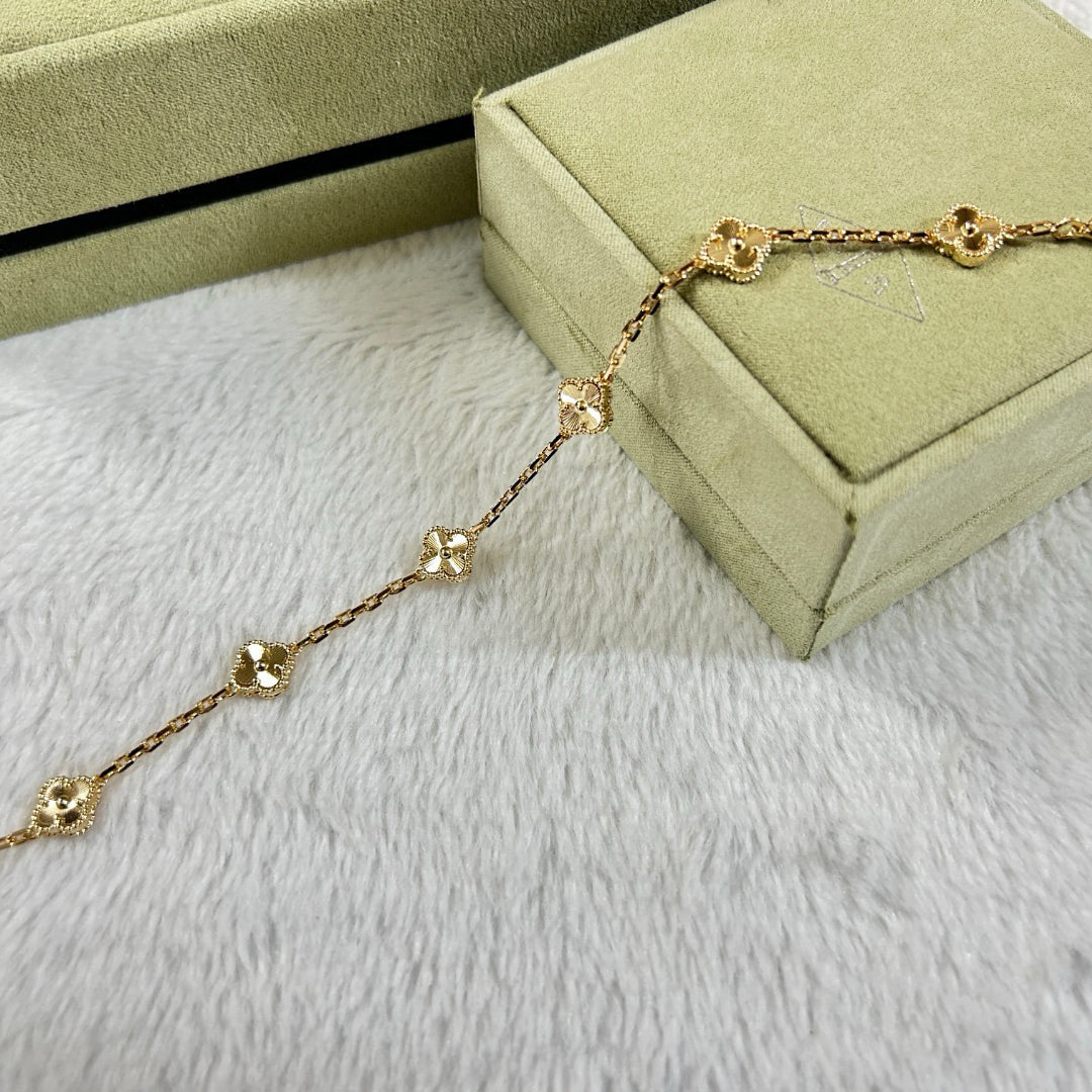 [Loco]New CLOVER 6 MOTIF DIAMOND BRACELET