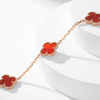 ¡®Loco¡¯CLOVER 10 MOTIFS CARNELIAN NECKLACE