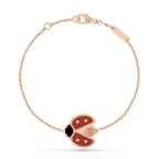 ¡®Loco¡¯LUCKY SPRING 1 MOTIF PINK GOLD BRACELET
