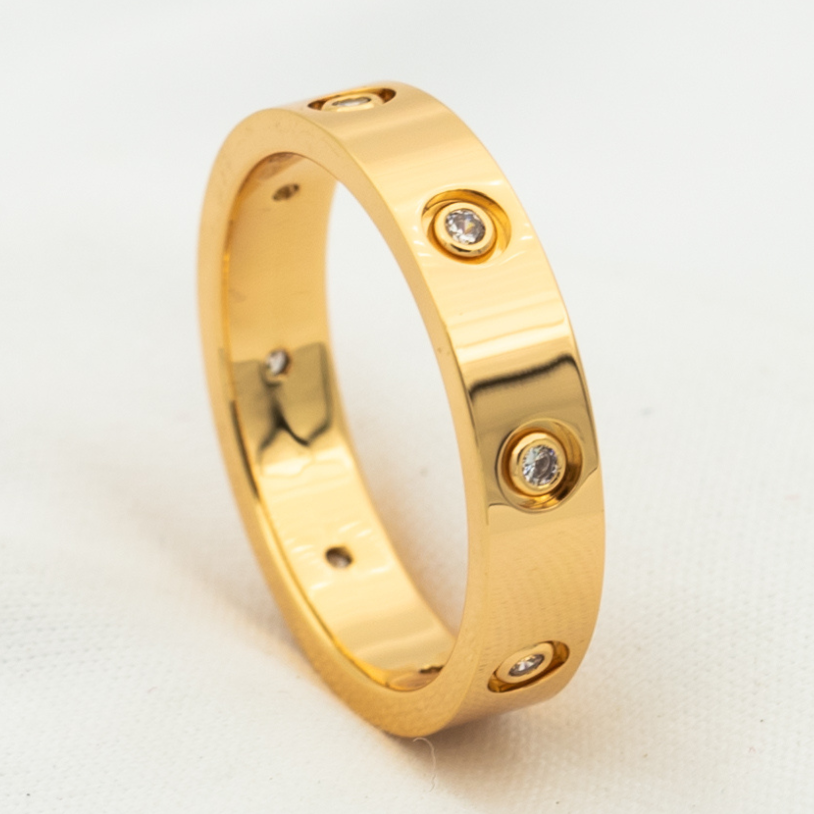 ¡®Loco¡¯LOVE RING 3.6MM 8 DIAMONDS