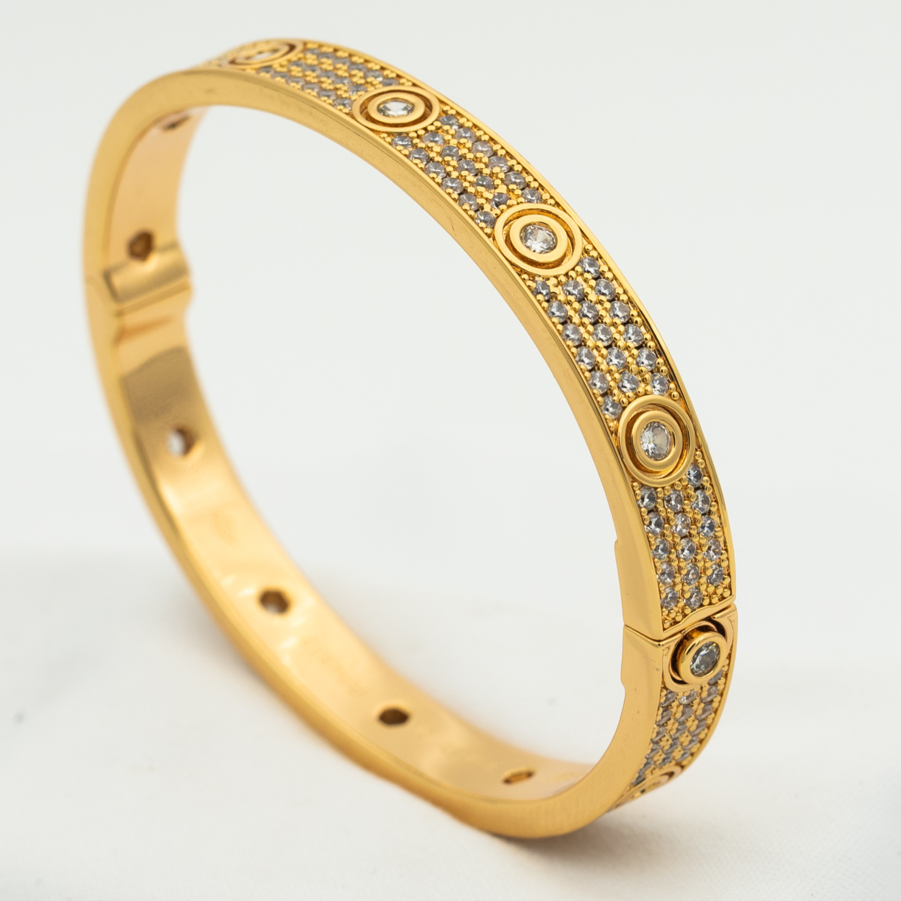 ¡®Loco¡¯LOVE BRACELET 6.1MM DIAMOND-PAVED 10 BIG DIAMONDS
