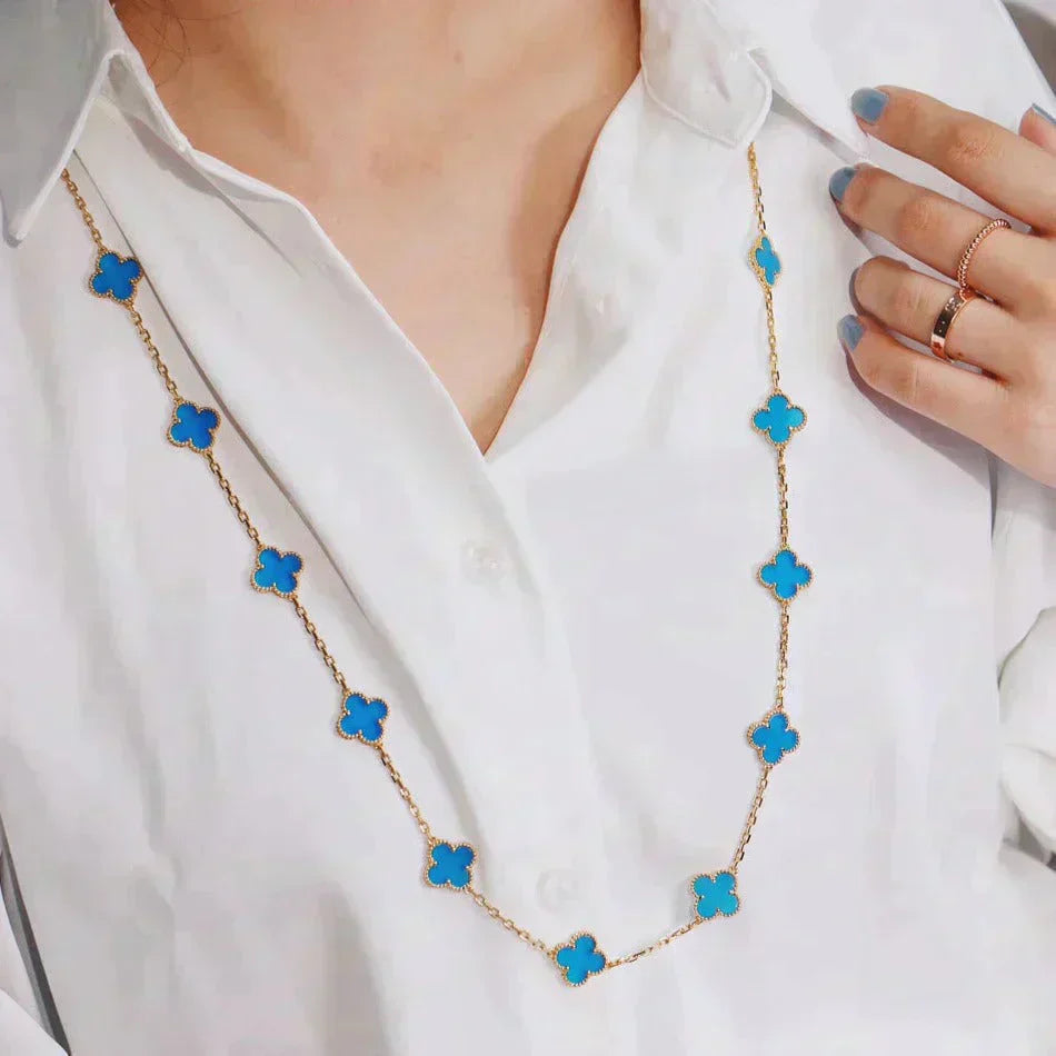 ¡®Loco¡¯CLOVER 20 MOTIFS TURQUOISE GOLD