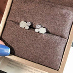 ¡®Loco¡¯BEE LOVE SILVER DIAMOND EARRINGS