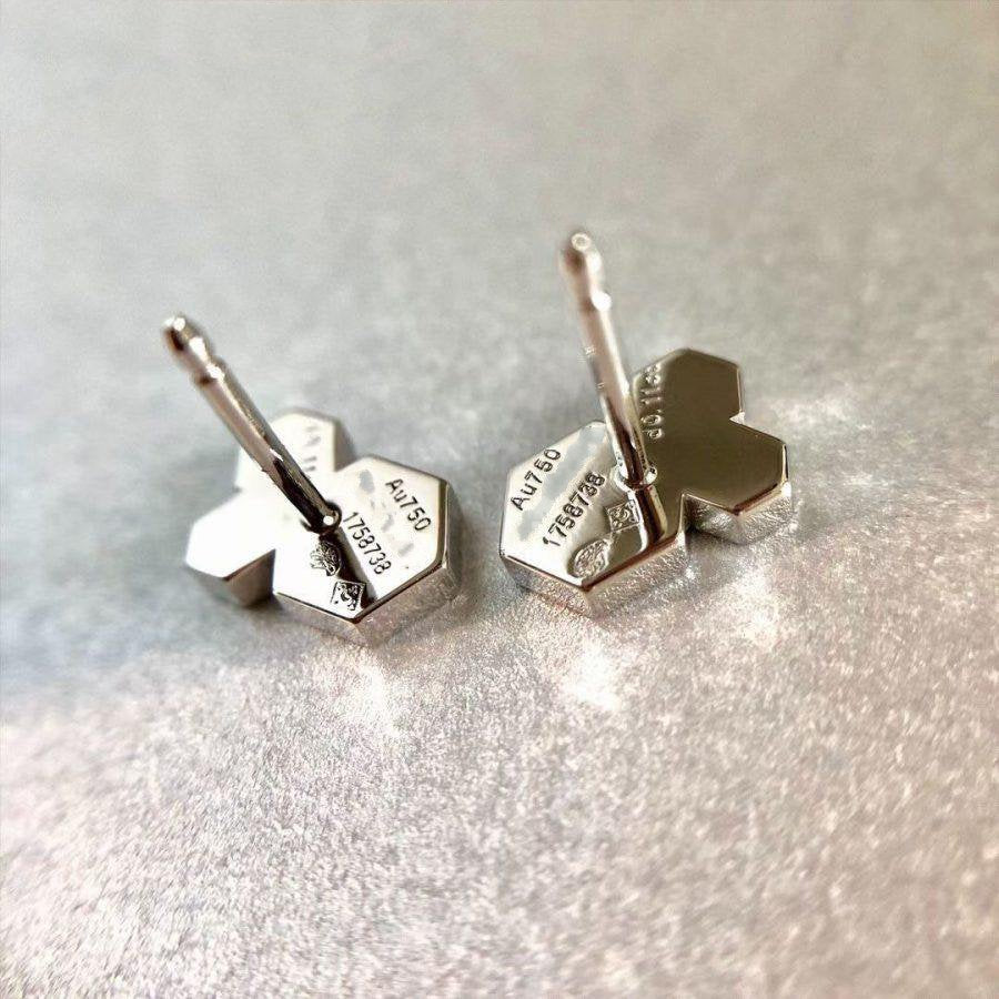 ¡®Loco¡¯BEE LOVE SILVER DIAMOND EARRINGS