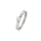 ¡®Loco¡¯BEE LOVE RING SILVER 1 DIAMOND