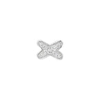 ¡®Loco¡¯JEUX DE SILVER DIAMOND EARRINGS