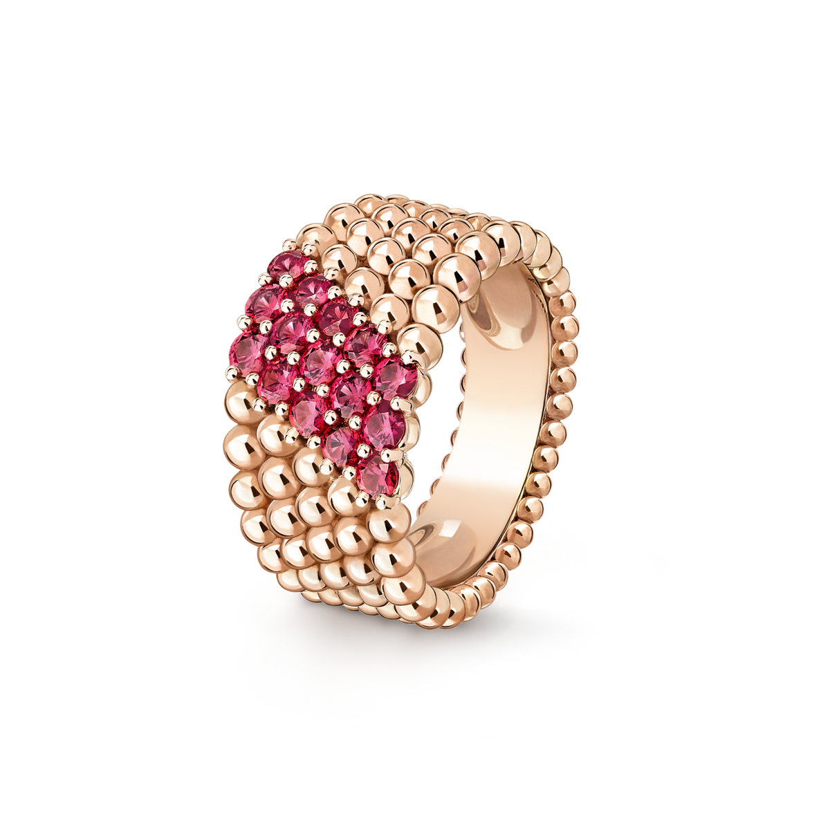 [Loco ]  PERLEE DIAMOND RING ,5-ROW DIAMOND-SET DESIGN
