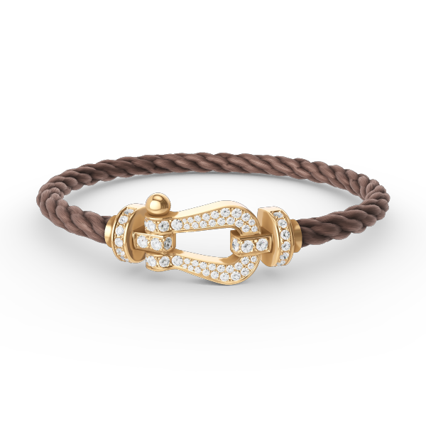 ¡®Loco¡¯FORCE LARGE HORSESHOE FULL DIAMOND BRACELET GOLD
