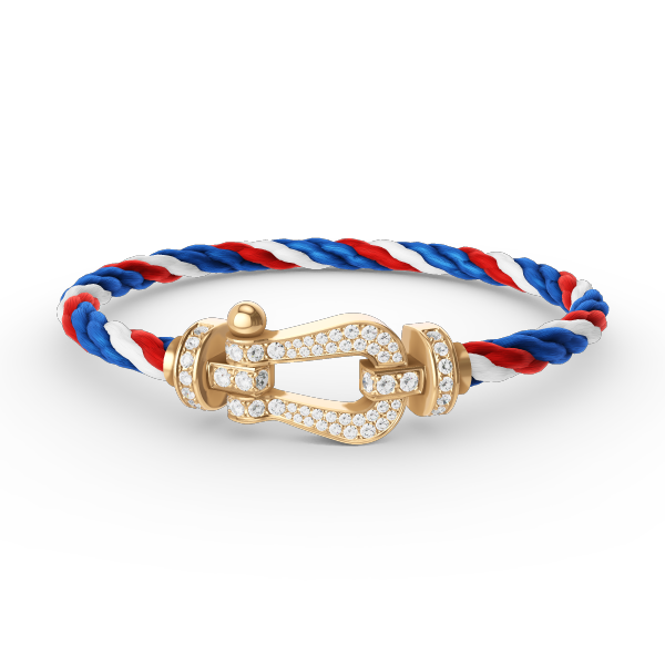 ¡®Loco¡¯FORCE LARGE HORSESHOE FULL DIAMOND BRACELET GOLD