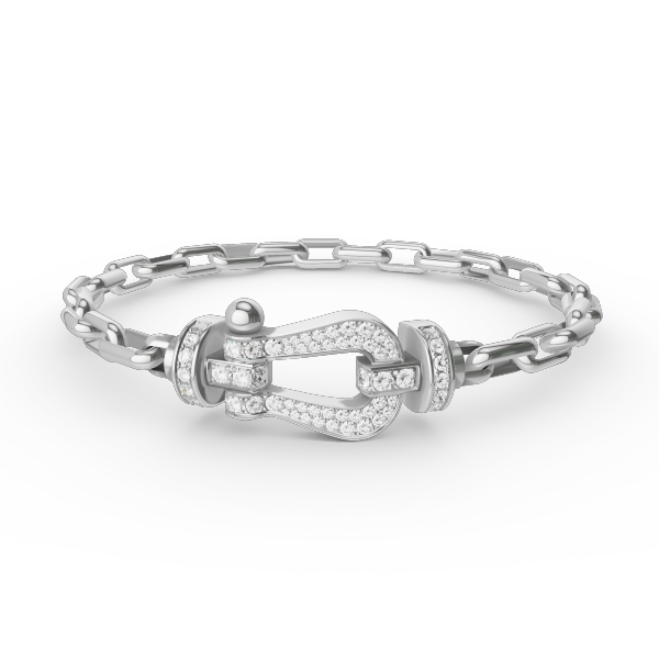 ¡®Loco¡¯FORCE LARGE HORSESHOE CLASP  METAL BRACELET
