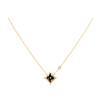 ¡®Loco¡¯STAR BLACK MOP NECKLACE