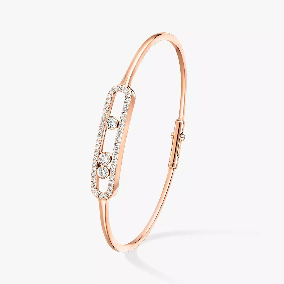 [Loco jewelrys]Move Pavé Diamond Bangle Bracelet M