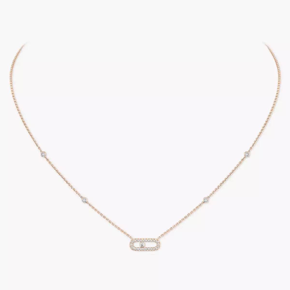[Loco jewelrys]Diamond Necklace Move Uno