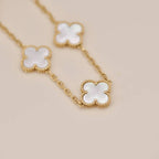 [Loco]New CLOVER WHITE PEARL MOP 5 MOTIF BRACELET COLLECTION