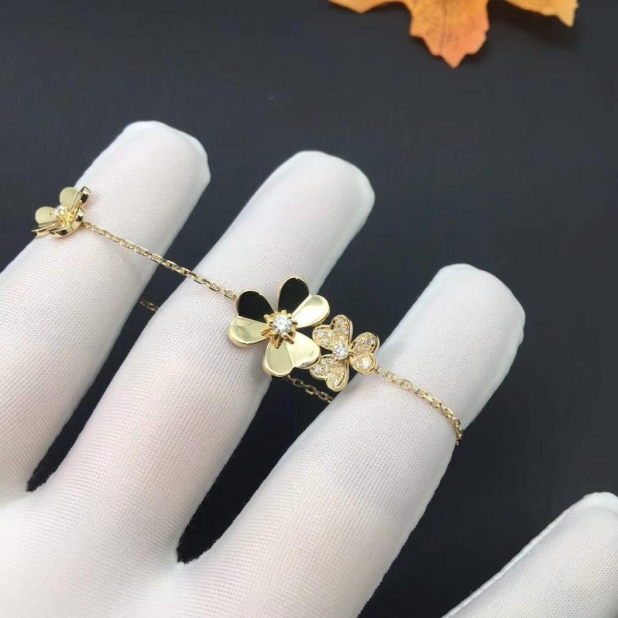 ¡®Loco¡¯FRIVOLE GOLD 5 FLOWERS BRACELET