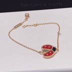 ¡®Loco¡¯LUCKY SPRING 1 MOTIF PINK GOLD BRACELET